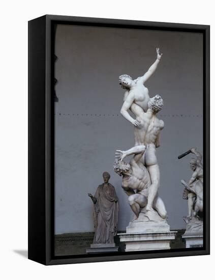 The Rape of the Sabine Woman, 1574-82-Giambologna-Framed Stretched Canvas