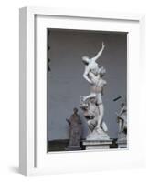 The Rape of the Sabine Woman, 1574-82-Giambologna-Framed Giclee Print