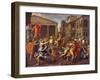 The Rape of the Sabine Women, C. 1637-38-Nicolas Poussin-Framed Giclee Print