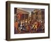 The Rape of the Sabine Women, C. 1637-38-Nicolas Poussin-Framed Giclee Print