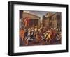 The Rape of the Sabine Women, C. 1637-38-Nicolas Poussin-Framed Giclee Print