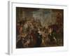 The Rape of the Sabine Women, Ca 1637-1640-Peter Paul Rubens-Framed Giclee Print