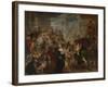 The Rape of the Sabine Women, Ca 1637-1640-Peter Paul Rubens-Framed Giclee Print