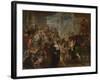 The Rape of the Sabine Women, Ca 1637-1640-Peter Paul Rubens-Framed Giclee Print