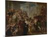 The Rape of the Sabine Women, Ca 1637-1640-Peter Paul Rubens-Mounted Giclee Print