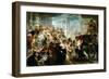 The Rape of the Sabine Women, circa 1635-40-Peter Paul Rubens-Framed Giclee Print