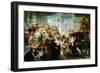 The Rape of the Sabine Women, circa 1635-40-Peter Paul Rubens-Framed Giclee Print