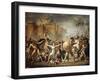 The Rape of the Sabine Women-Jacques Louis David-Framed Giclee Print