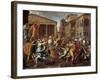 The Rape of the Sabine Women-Nicolas Poussin-Framed Giclee Print