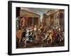 The Rape of the Sabine Women-Nicolas Poussin-Framed Giclee Print