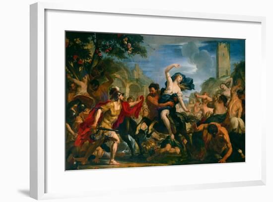 The Rape of the Sabine Women-Antonio Molinari-Framed Giclee Print