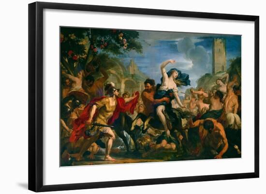 The Rape of the Sabine Women-Antonio Molinari-Framed Giclee Print