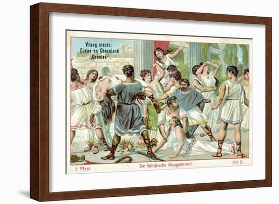 The Rape of the Sabine Women-null-Framed Giclee Print