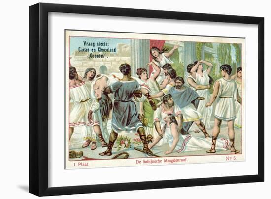 The Rape of the Sabine Women-null-Framed Giclee Print