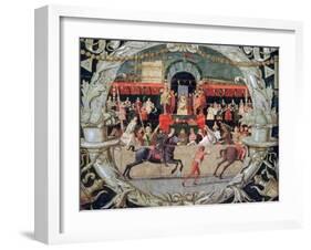 The Rape of the Sabines (Before the Signa), C1490-Domenico Morone-Framed Giclee Print