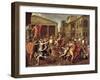 The Rape of the Sabines, circa 1637-38-Nicolas Poussin-Framed Giclee Print