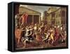 The Rape of the Sabines, circa 1637-38-Nicolas Poussin-Framed Stretched Canvas