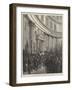 The Raphael Commemoration at Rome, Visiting the Tomb of Raphael in the Pantheon-Johann Nepomuk Schonberg-Framed Giclee Print