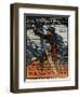 The Rapid Way: Wells Fargo Moves on the Fastest Passenger Trains (ca. 1920)-null-Framed Giclee Print