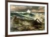 The Rapids Above Niagara-Thomas Moran-Framed Giclee Print