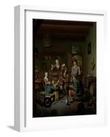 The Raree-show , 1718-Willem Van Mieris-Framed Giclee Print