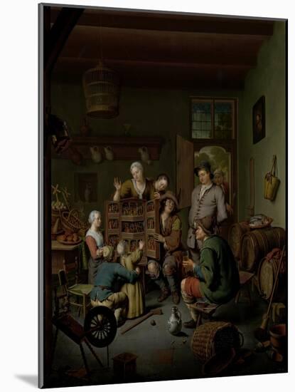 The Raree-show , 1718-Willem Van Mieris-Mounted Giclee Print