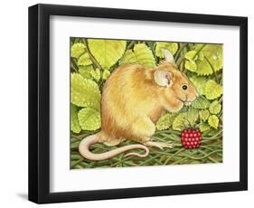 The Raspberry-Mouse-Ditz-Framed Premium Giclee Print