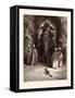 The Rat and the Elephant-Gustave Dore-Framed Stretched Canvas