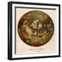 The Rat Hole: Three Terriers Set Upon a Rat in a Cellar-null-Framed Art Print