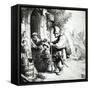 The Ratcatcher, 1632-Rembrandt van Rijn-Framed Stretched Canvas