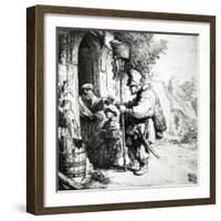 The Ratcatcher, 1632-Rembrandt van Rijn-Framed Giclee Print