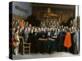 The Ratification of the Treaty of Münster, 1648-Gerard Ter Borch the Younger-Stretched Canvas
