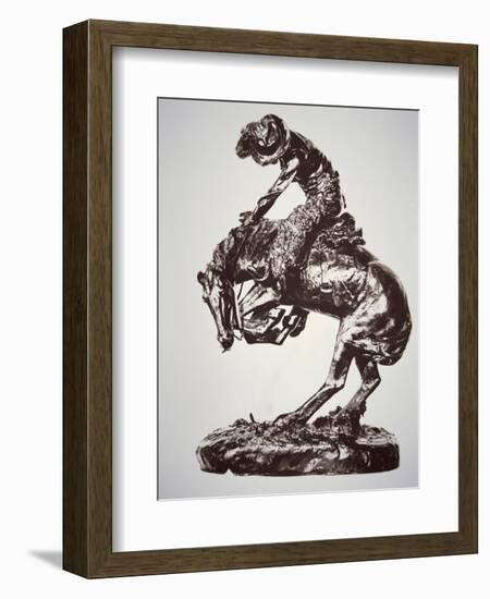 The Rattlesnake, 1905-Frederic Sackrider Remington-Framed Giclee Print