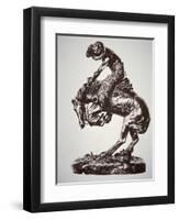 The Rattlesnake, 1905-Frederic Sackrider Remington-Framed Giclee Print