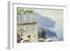 The Ravello Coastline, 1926-Peder Mork Monsted-Framed Giclee Print