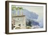 The Ravello Coastline-Peder Mork Monsted-Framed Giclee Print