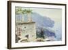 The Ravello Coastline-Peder Mork Monsted-Framed Giclee Print
