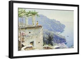 The Ravello Coastline-Peder Mork Monsted-Framed Giclee Print