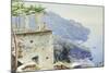 The Ravello Coastline-Peder Mork Monsted-Mounted Giclee Print