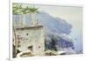 The Ravello Coastline-Peder Mork Monsted-Framed Giclee Print