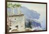 The Ravello Coastline-Peder Mork Monsted-Framed Giclee Print