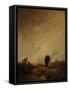 The Raven, 1840/45-Carl Spitzweg-Framed Stretched Canvas