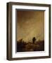 The Raven, 1840/45-Carl Spitzweg-Framed Giclee Print