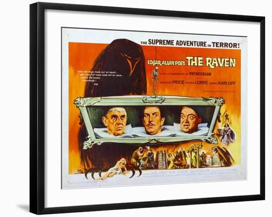 The Raven, 1963, Directed by Roger Corman-null-Framed Giclee Print