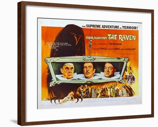 The Raven, 1963, Directed by Roger Corman-null-Framed Giclee Print