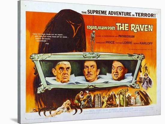 The Raven, 1963, Directed by Roger Corman-null-Stretched Canvas