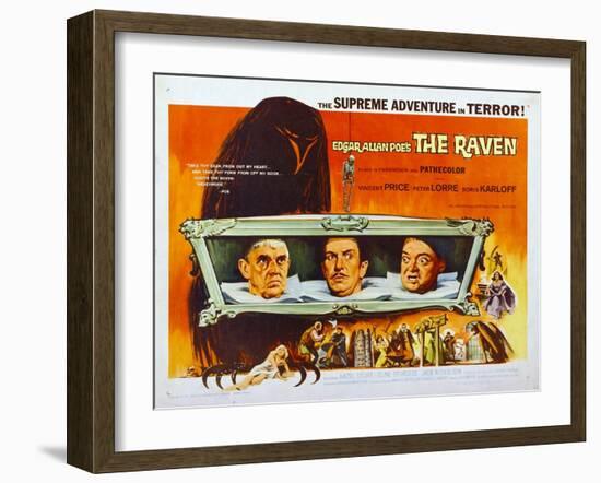 The Raven, 1963, Directed by Roger Corman-null-Framed Giclee Print