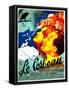 THE RAVEN, (aka LE CORBEAU),  French poster, center: Micheline Francey, Pierre Fresnay, 1943-null-Framed Stretched Canvas