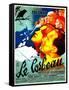 THE RAVEN, (aka LE CORBEAU),  French poster, center: Micheline Francey, Pierre Fresnay, 1943-null-Framed Stretched Canvas