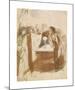 The Raven - Angel Footfalls-Dante Gabriel Rossetti-Mounted Premium Giclee Print